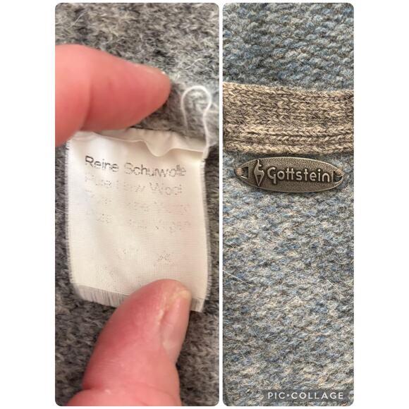 GOTTSTEIN MECIDA PURE MERINO LAMBSWOOL TRACHTEN JACKET WOMEN SIZE M/L - Picture 15 of 16